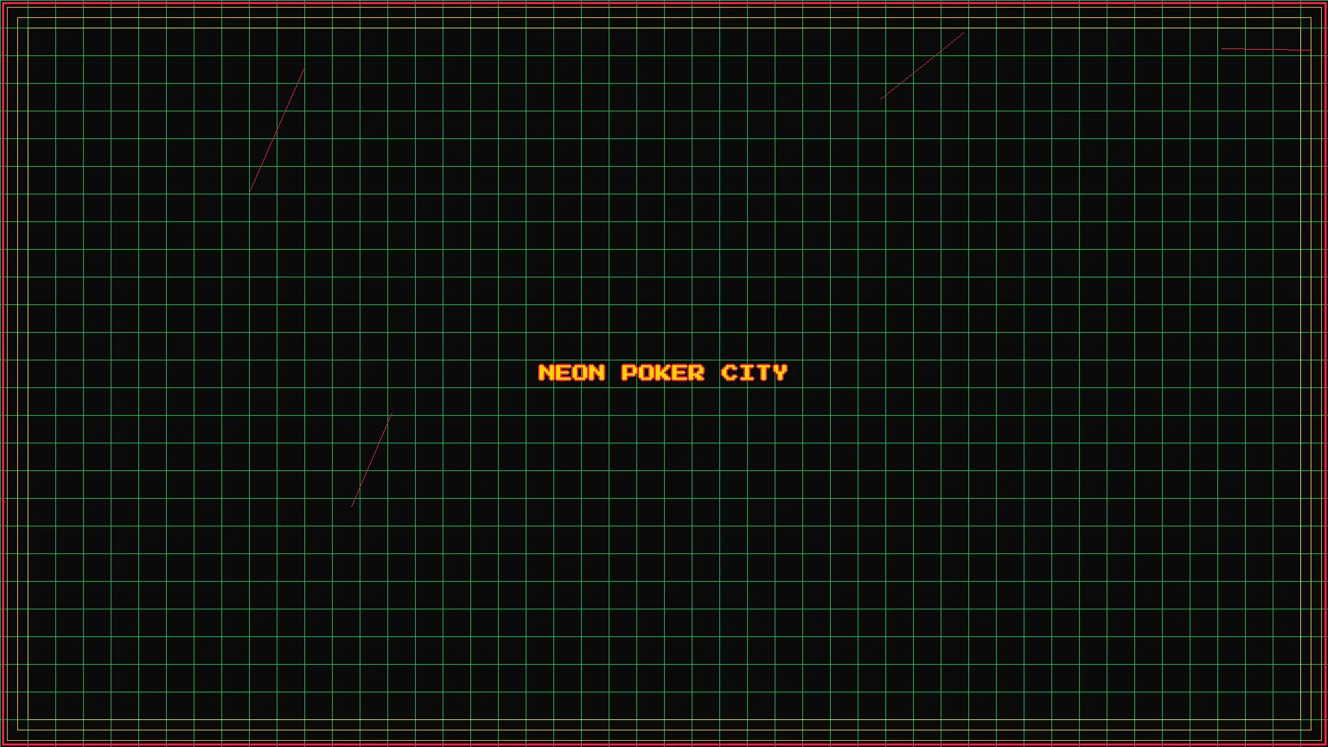 真人棋牌 霓虹扑克赛博不夜城全景